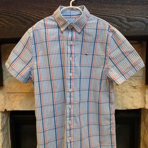 Vineyard Vines boys short sleeve button down